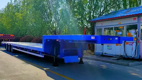 Light high-low deck semi-trailer leads efficient logistics