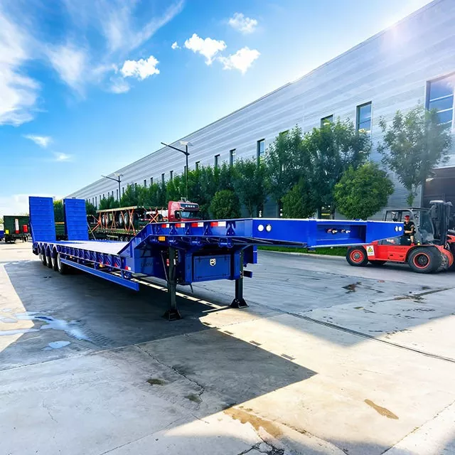 Detachable Gooseneck Lowbed Semi-Trailer