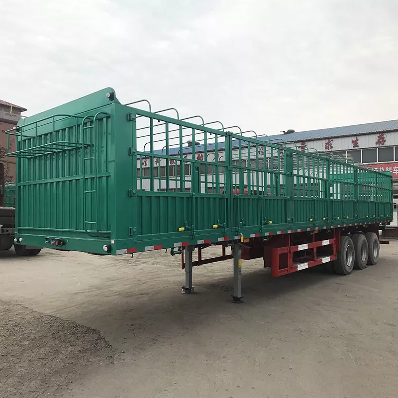 Heavy-Duty High-Density Stake Semi-Trailer