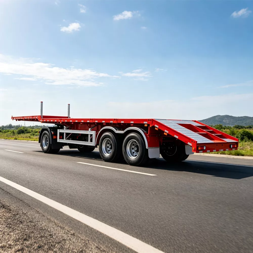 Lightweight Low-Deck Flatbed Semi-Trailer