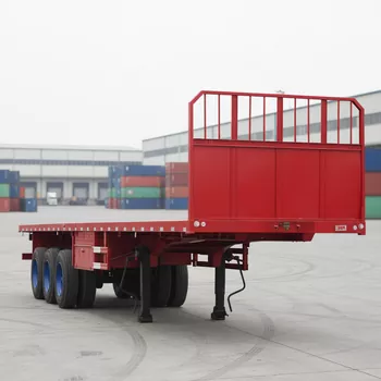 Straight-Beam Flatbed Semi-Trailer Straight-Beam Flatbed Semi-Trailer