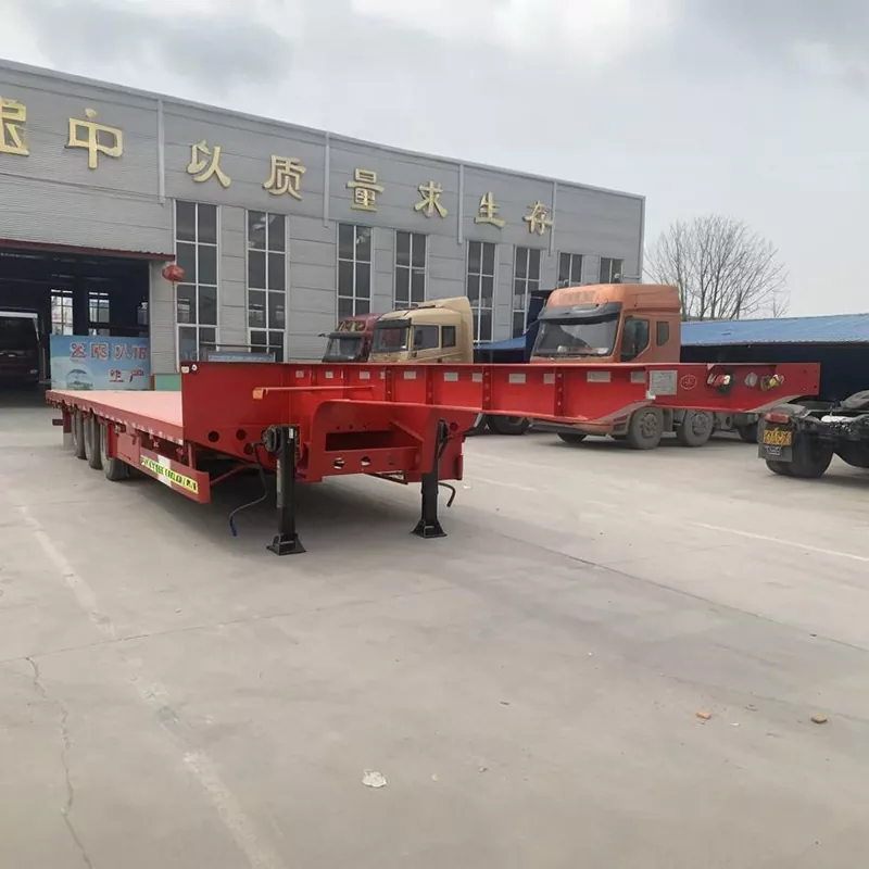 Widened Gooseneck Flatbed Semi-Trailer